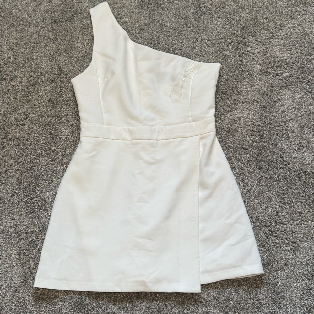 DO+BE One Shoulder White Dress